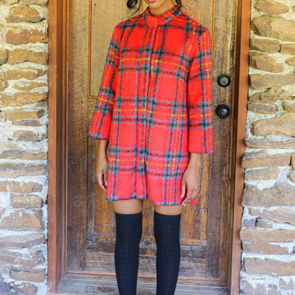 Judith March Jackets & Blazers - Judith March Cambridge Plaid Coat